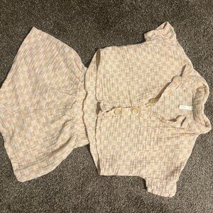 Rylee + Cru Checkered Matching Set